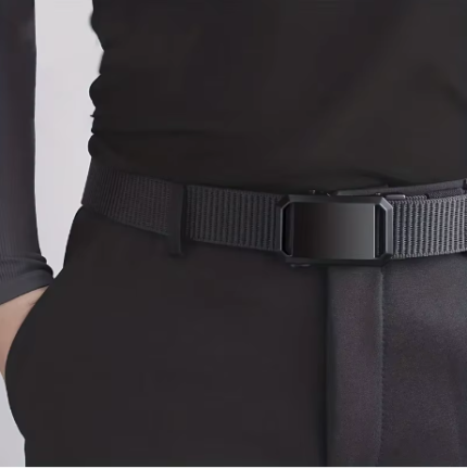Automatic Buckle Canvas Belt for Men