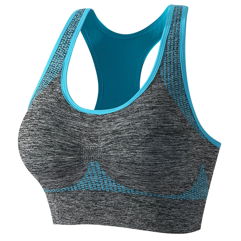 Seamless Sports Bra for Women – Shockproof Gym, Yoga & Fitness Crop Top