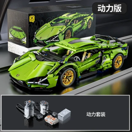 Technical Racing Sport Car 1280PCS Model Building Blocks
