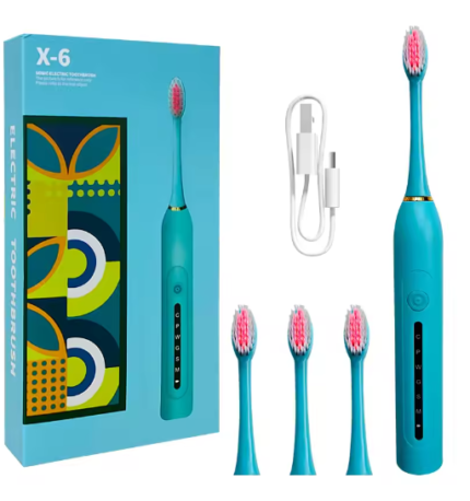 Electric Toothbrush Charging Six Speed Smart Sonic for Adults