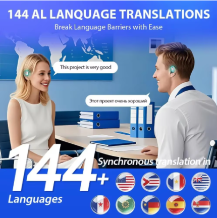 Real Time Translation Wireless Earbuds with 144 Language