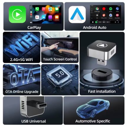 2in1 Wireless CarPlay Adapter