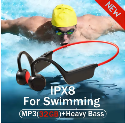 Bone Conduction Headset Wireless Swimming Sports Headphone