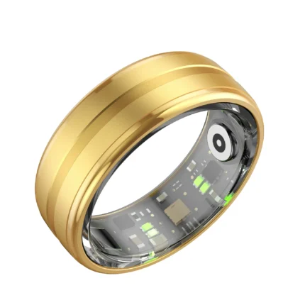 Smart Ring Men Women, Heart Rate and Blood Oxygen Monitor, IP68 & 5ATM Waterproof, Multi-sport Mode