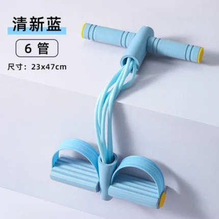 Resistance Bands 6-Tube Yoga Pedal Puller Resistance Band