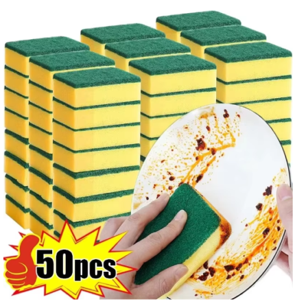Highly absorbent double-sided sponge - 50 pack