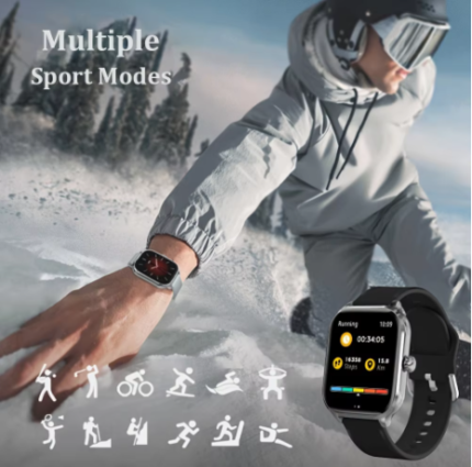 2025 Smart Watch 2.01-inch HD Display Receive Make Calls Message Preview Sport Mode Weather Forecast Smart Watch