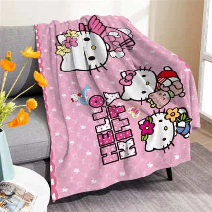 Hello Kitty Flannel Blanket