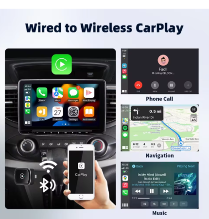2in1 Wireless CarPlay Adapter
