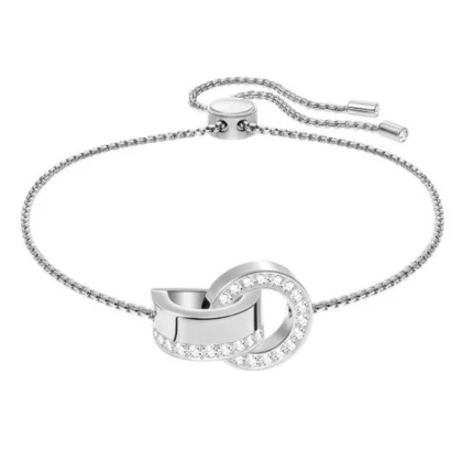 Swarovski Roman Numeral Bracelet Double Ring