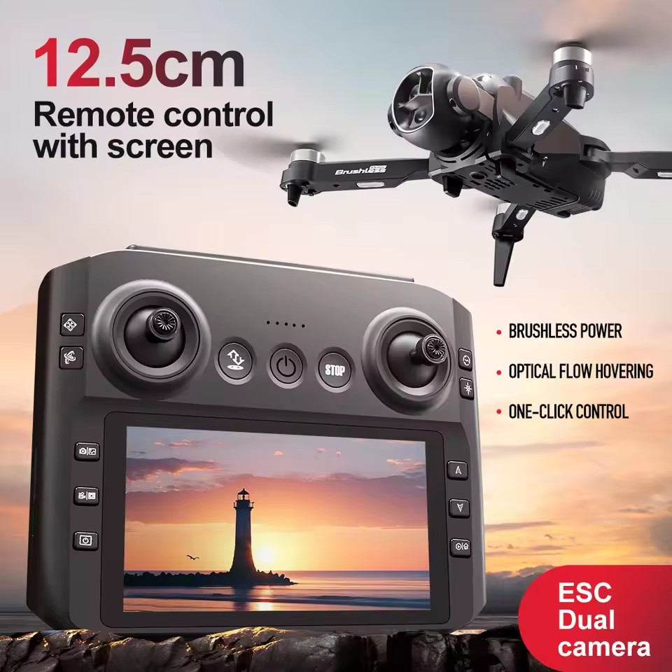 M7 GPS Drone – 8K Aerial HD Dual Camera Intelligent Obstacle Avoidance Brushless Power Screen Remote Control GPS Drone