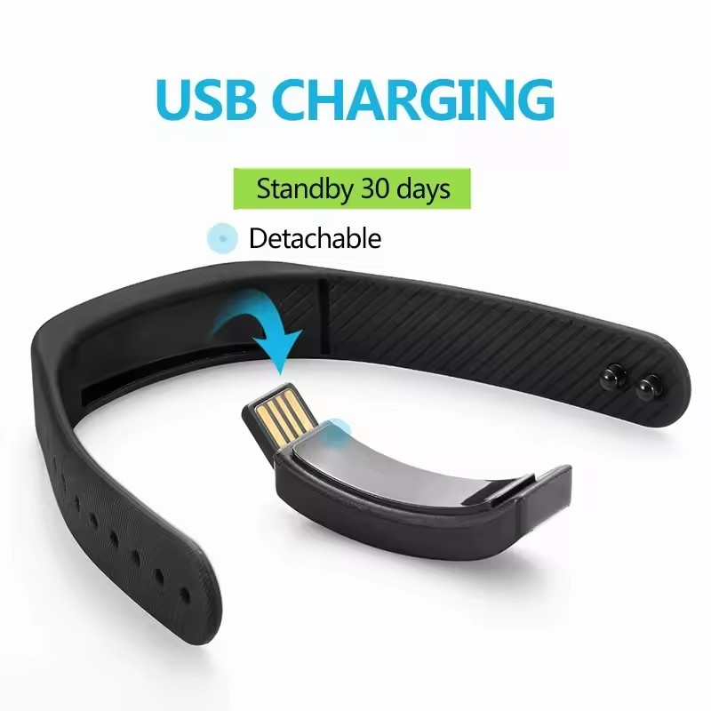 LED Digital Smart Bracelet – Waterproof Smart Watch with Vibrating Alarm & Reminder