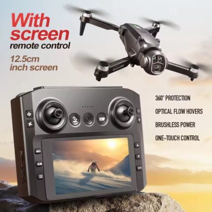 M7 GPS Drone – 8K Aerial HD Dual Camera Intelligent Obstacle Avoidance Brushless Power Screen Remote Control GPS Drone