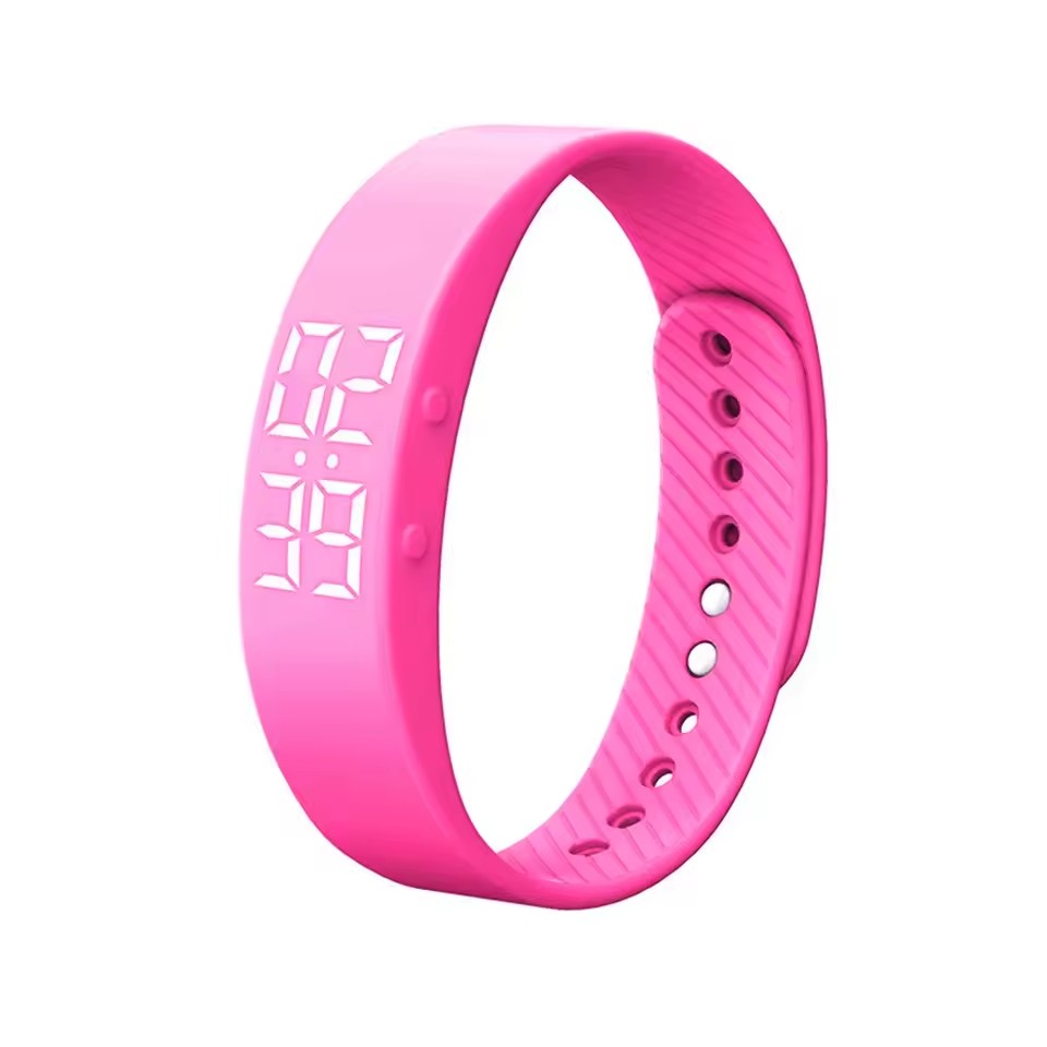 LED Digital Smart Bracelet – Waterproof Smart Watch with Vibrating Alarm & Reminder