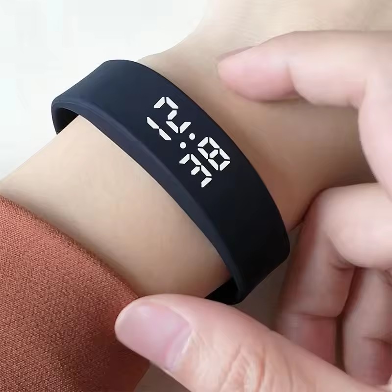 LED Digital Smart Bracelet – Waterproof Smart Watch with Vibrating Alarm & Reminder
