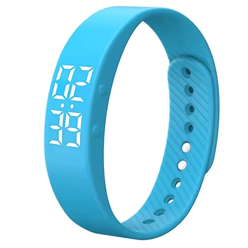 LED Digital Smart Bracelet – Waterproof Smart Watch with Vibrating Alarm & Reminder