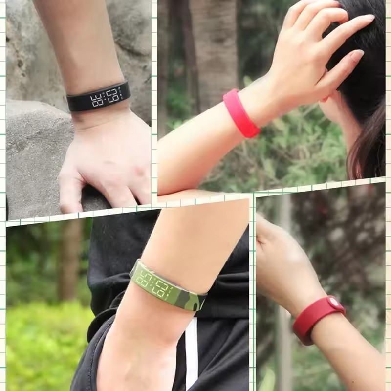 LED Digital Smart Bracelet – Waterproof Smart Watch with Vibrating Alarm & Reminder