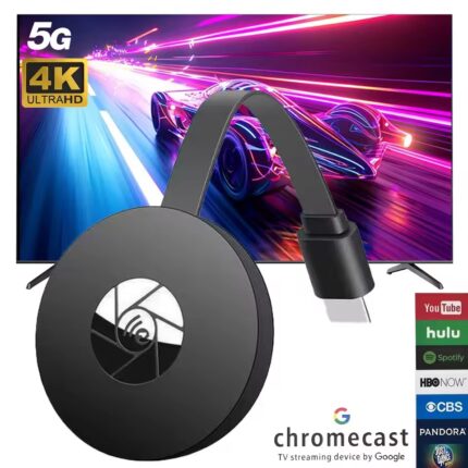 4K Wireless HDTV Screen Mirroring Device – High-Definition Projector USB Receiver for Android & iOS
