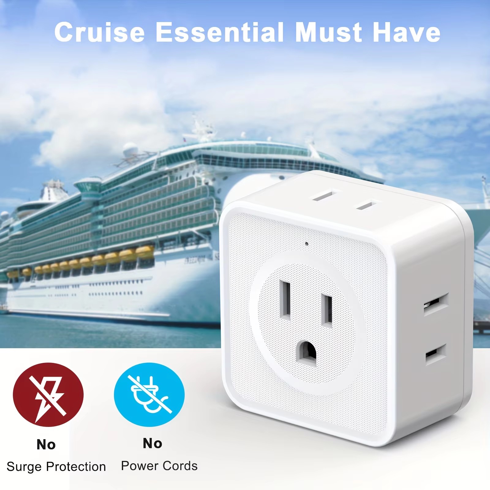 5-Way Multi Plug Outlet Extender