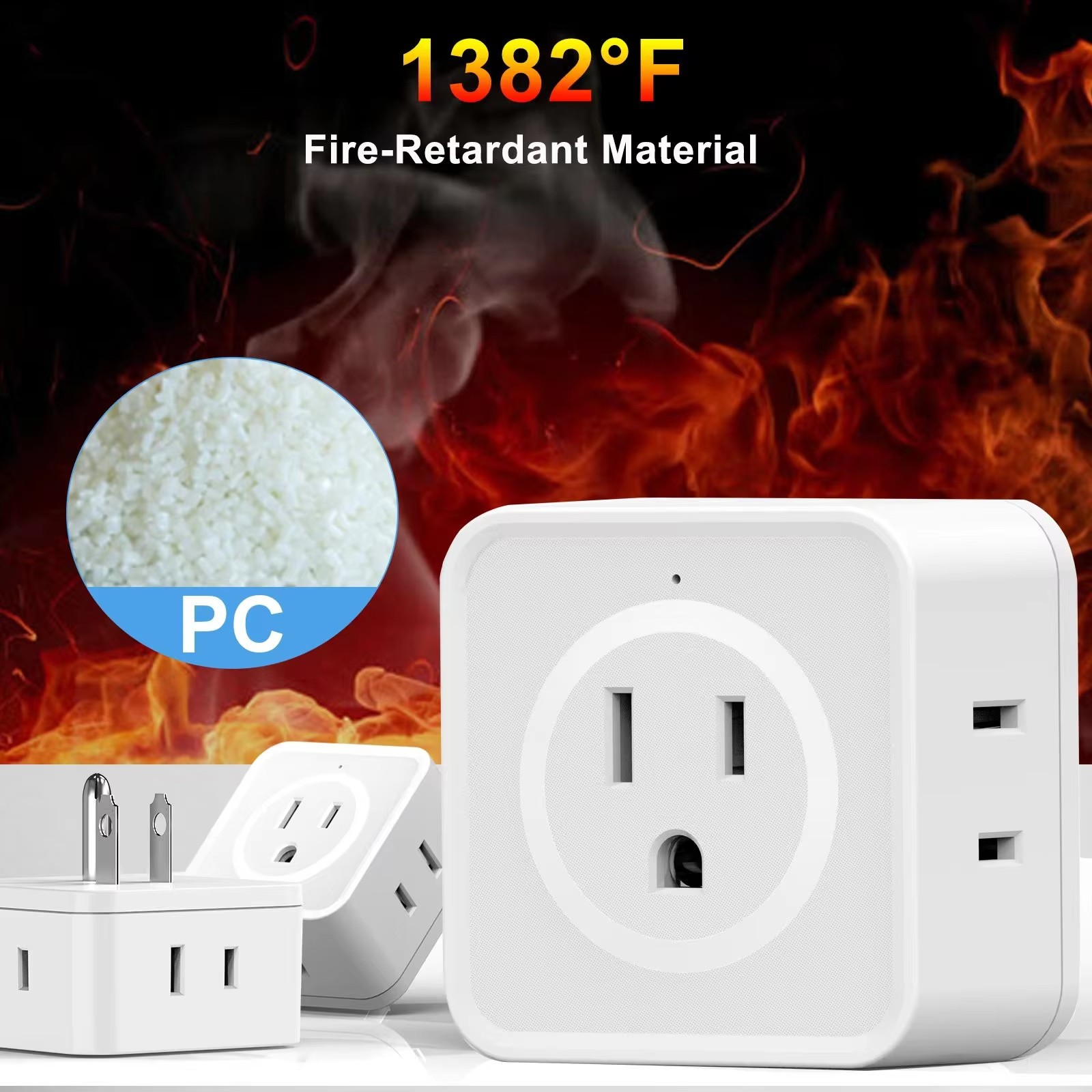 5-Way Multi Plug Outlet Extender