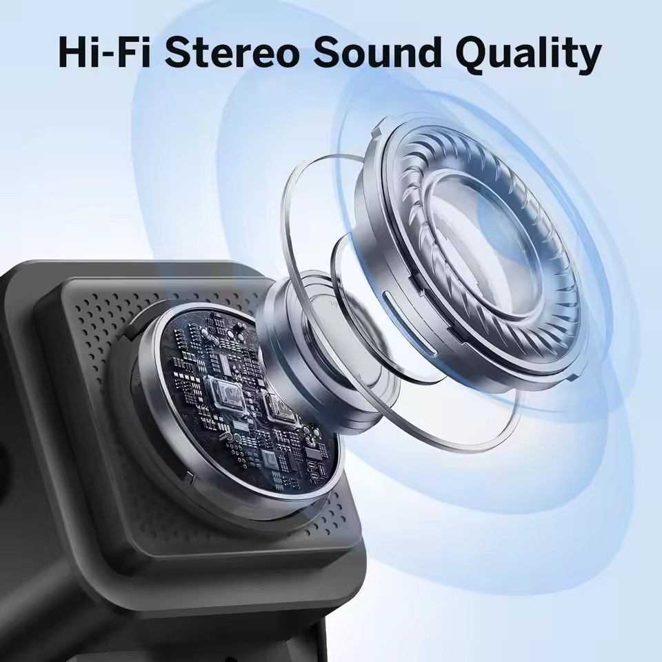 5-in-1 Wireless Bluetooth Speaker & Phone Holder – Auto-Induction Charging Stand with RGB Lights