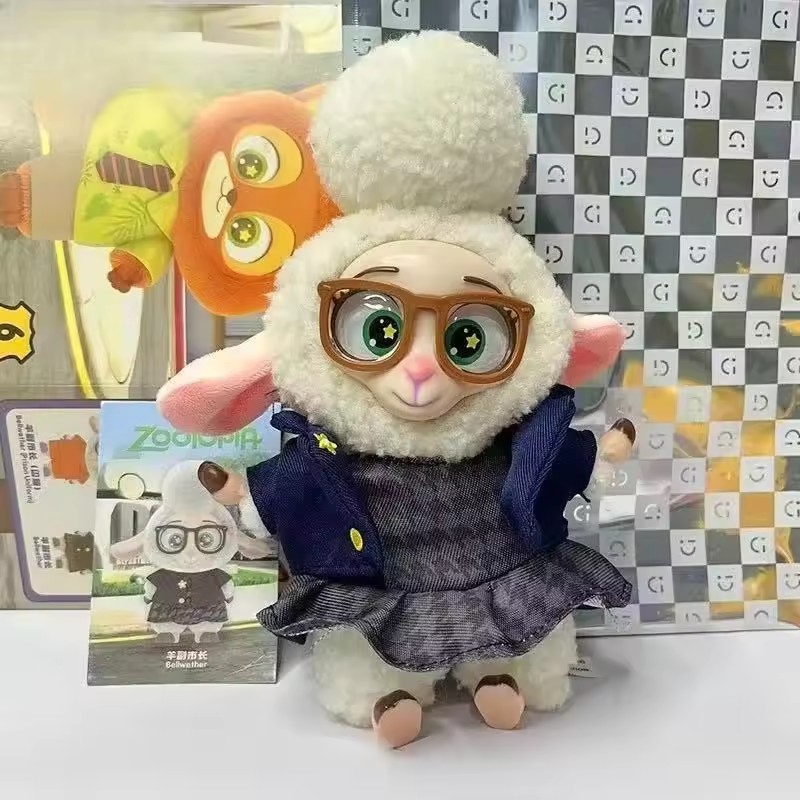 Disney Zootopia Vinyl Blind Box Plush Doll – Cute Cartoon Character Collectible Toy