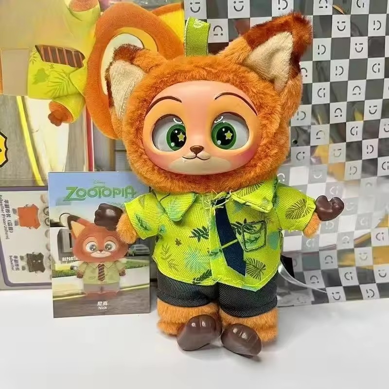 Disney Zootopia Vinyl Blind Box Plush Doll – Cute Cartoon Character Collectible Toy