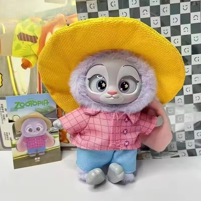 Disney Zootopia Vinyl Blind Box Plush Doll – Cute Cartoon Character Collectible Toy
