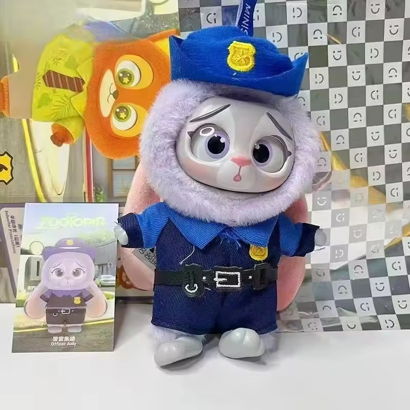 Disney Zootopia Vinyl Blind Box Plush Doll – Cute Cartoon Character Collectible Toy