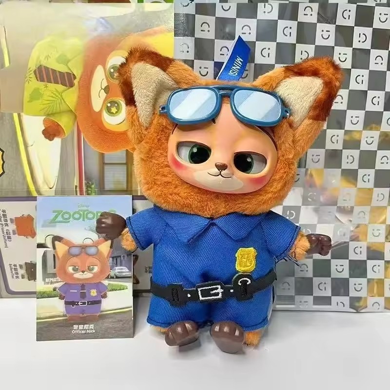 Disney Zootopia Vinyl Blind Box Plush Doll – Cute Cartoon Character Collectible Toy