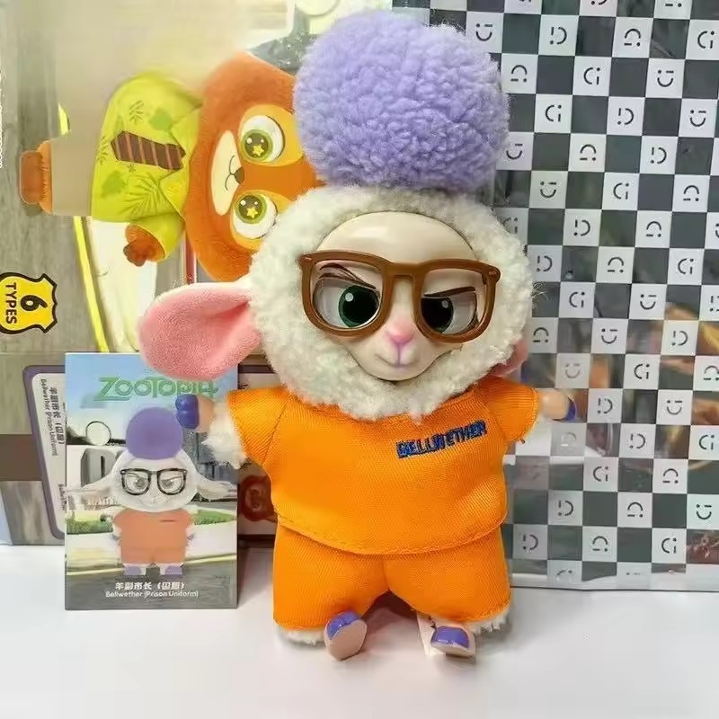 Disney Zootopia Vinyl Blind Box Plush Doll – Cute Cartoon Character Collectible Toy