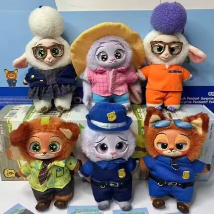 A cute surprise collectible combining plush and vinyl details with fun character styling, perfect for adding a playful touch to any collection.