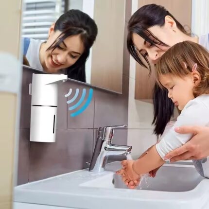Automatic Sensor Soap & Hand Sanitizer Dispenser – Rechargeable Contact-Free Wall-Mounted Foam Dispenser