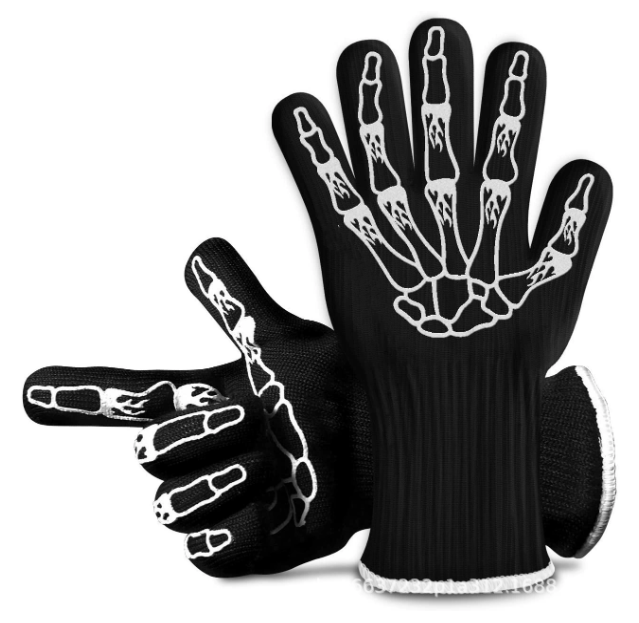 BBQ Grill Gloves – 1472°F Heat Resistant Non-Slip Cooking & Grilling Gloves, 1 Pair