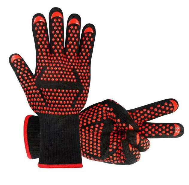 BBQ Grill Gloves – 1472°F Heat Resistant Non-Slip Cooking & Grilling Gloves, 1 Pair