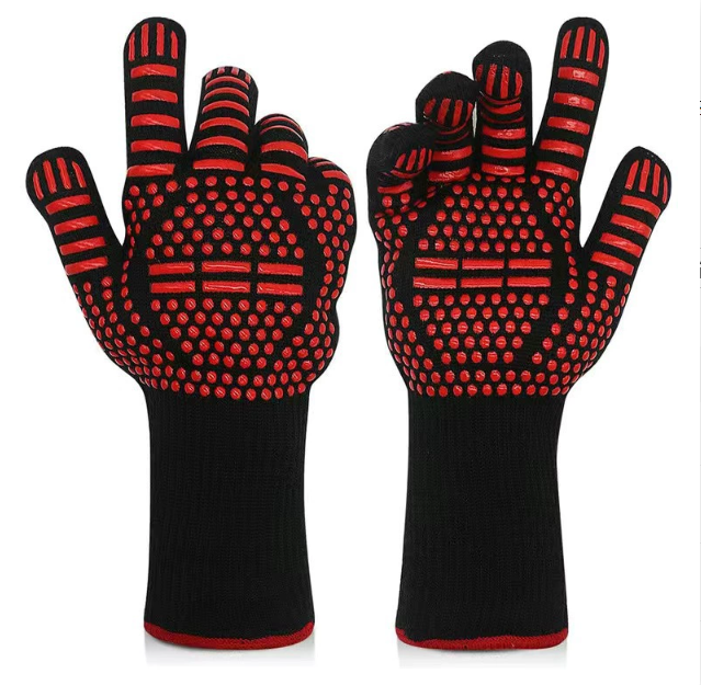 BBQ Grill Gloves – 1472°F Heat Resistant Non-Slip Cooking & Grilling Gloves, 1 Pair