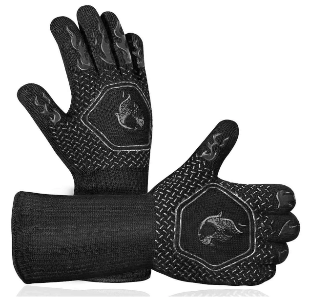 BBQ Grill Gloves – 1472°F Heat Resistant Non-Slip Cooking & Grilling Gloves, 1 Pair