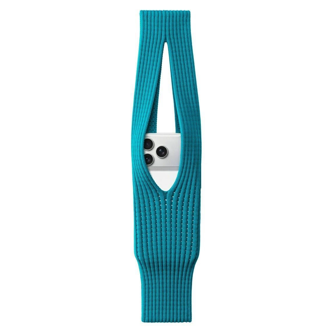 Knit Phone Pocket Crossbody Bag – Stretch Nylon Holder