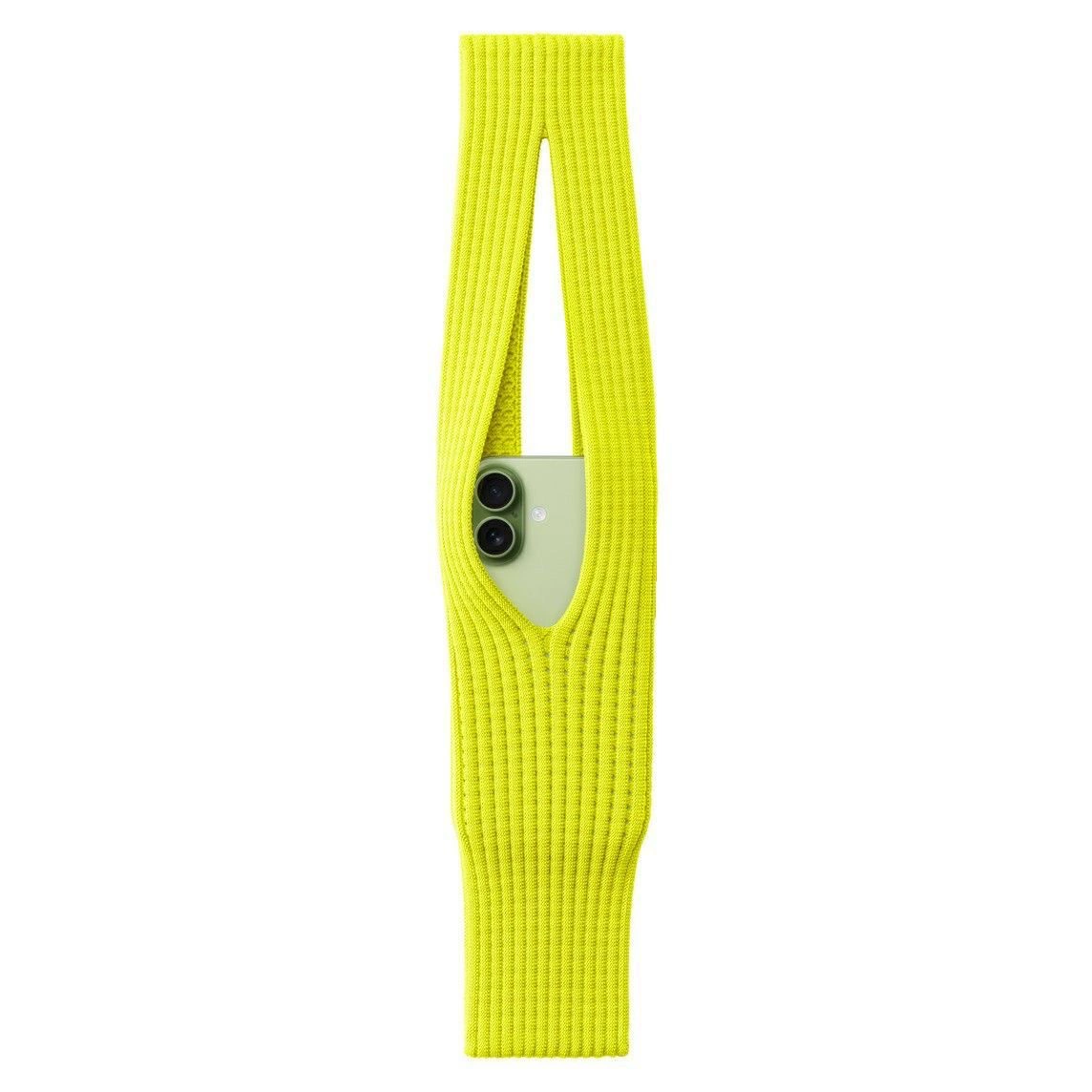 Knit Phone Pocket Crossbody Bag – Stretch Nylon Holder