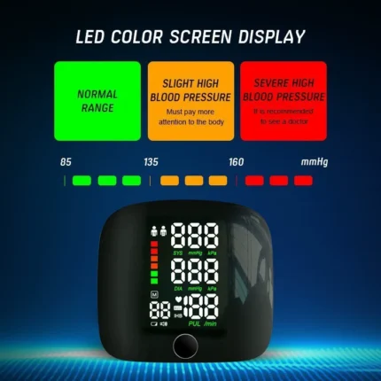 Medical Automatic Digital Wrist Blood Pressure Monitor