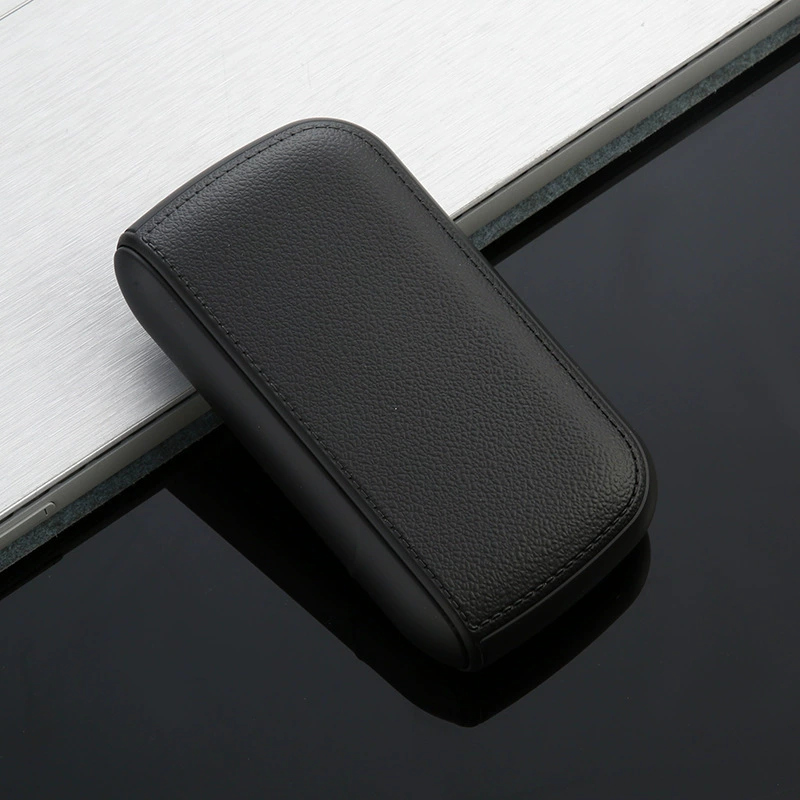 USB Rechargeable Cigarette Case with Electric Lighter – Imitation Leather