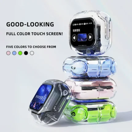 Air31 Wireless Bluetooth 5.4 TWS Earbuds with Touchscreen Charging Case