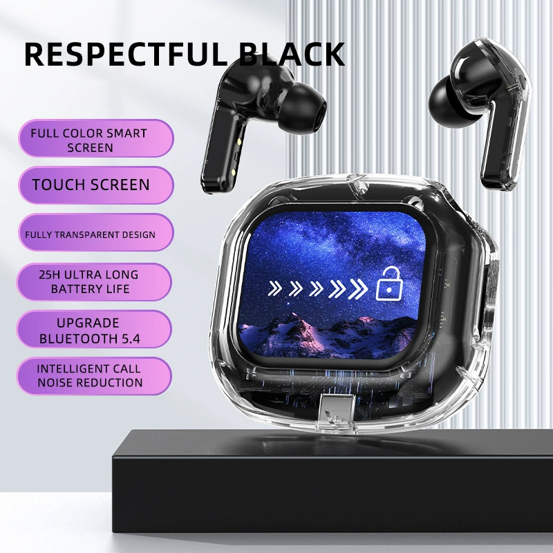 Air31 Wireless Bluetooth 5.4 TWS Earbuds with Touchscreen Charging Case