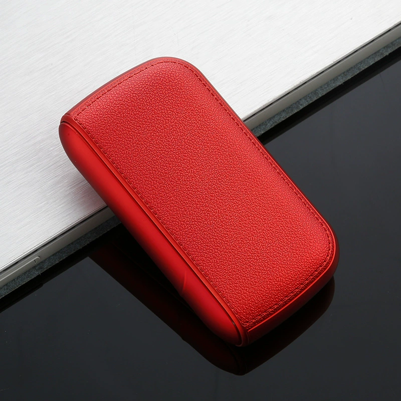 USB Rechargeable Cigarette Case with Electric Lighter – Imitation Leather