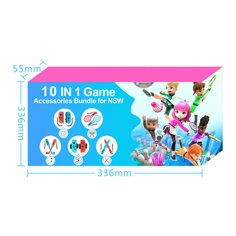 Switch sports motion sensing game accessory, suitable for Switch game sports series kit 10 in 1 sports game set/game gift