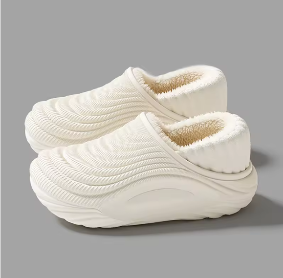 Women’s Warm Plush Waterproof EVA Winter Slippers