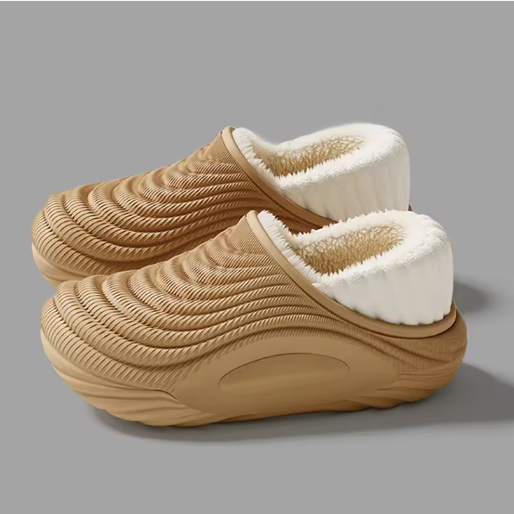 Women’s Warm Plush Waterproof EVA Winter Slippers