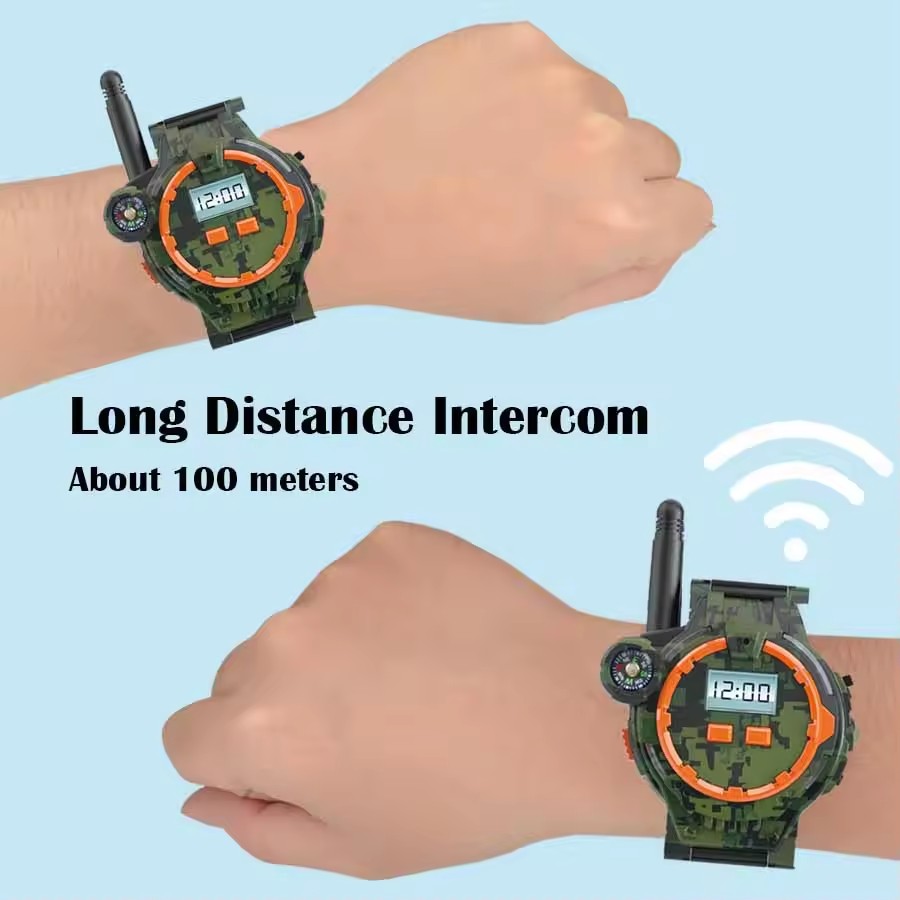 Kids Military Camouflage Walkie-Talkie Watch