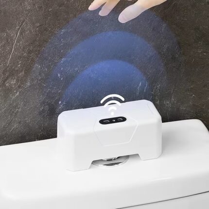 Touchless Toilet Flush Sensor – Automatic IR Button Aid