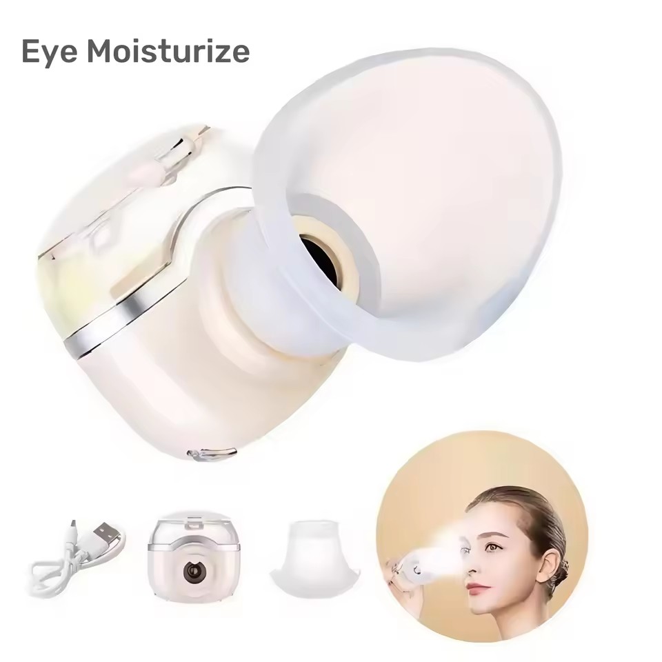 Mini Eye Moisturizing Facial Massager Hot Compress Device for Relieving Eye Fatigue and Eye Care Mist
